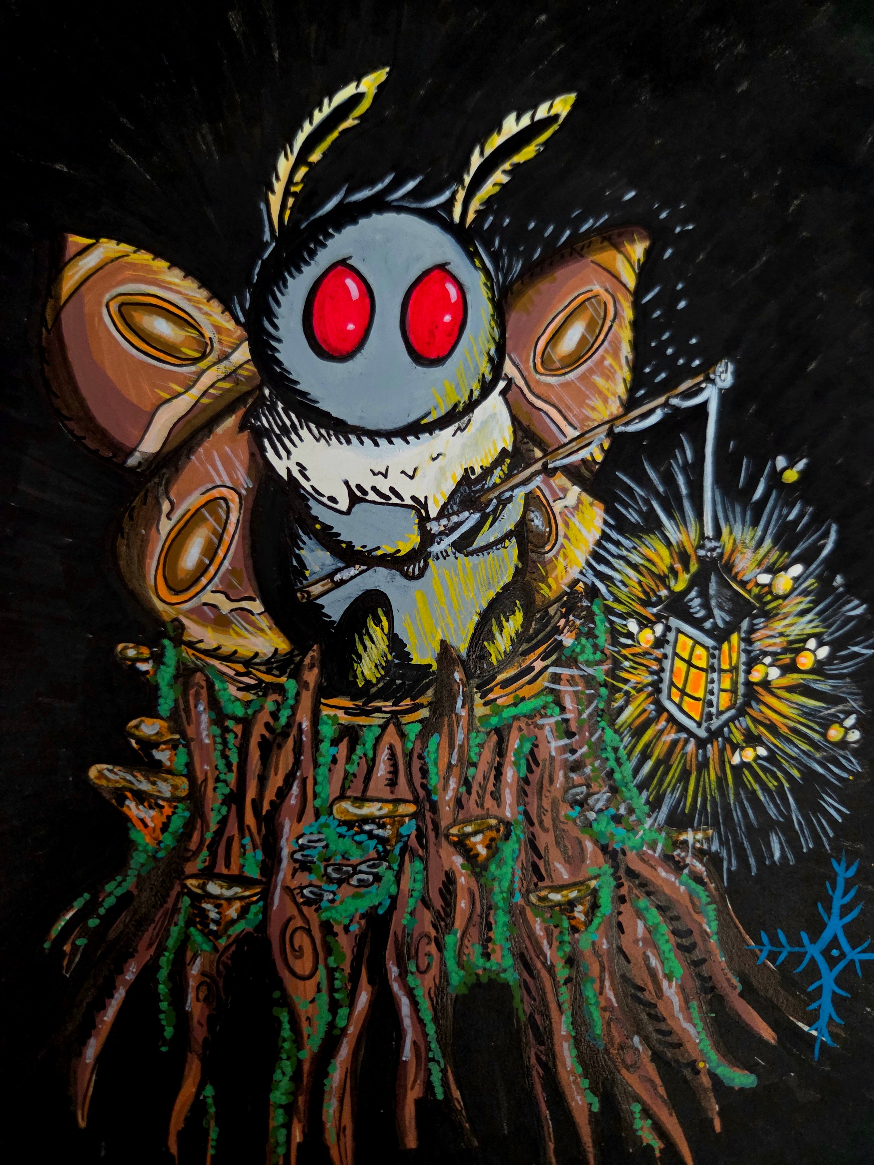 Lantern Moth Fine Art Print